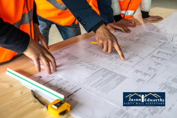 See if you need a party wall agreement for building along boundary line Ripley