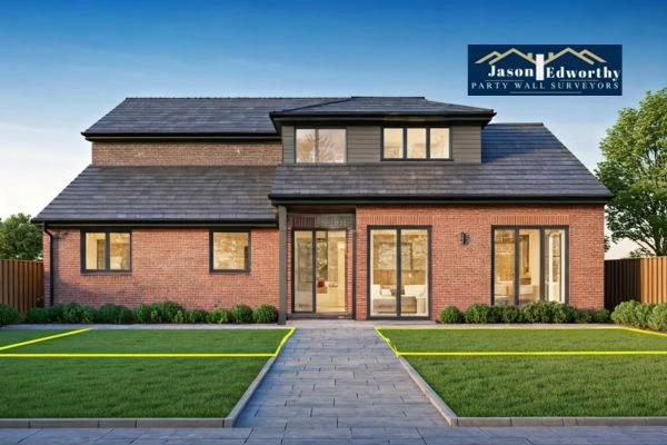 Home extension focusing on boundary line Ripley