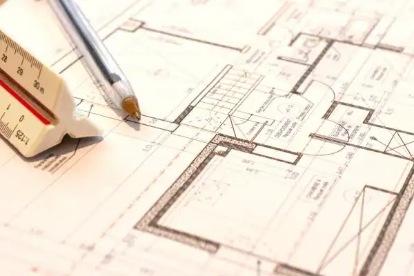 Image of architect Ripley drawings
